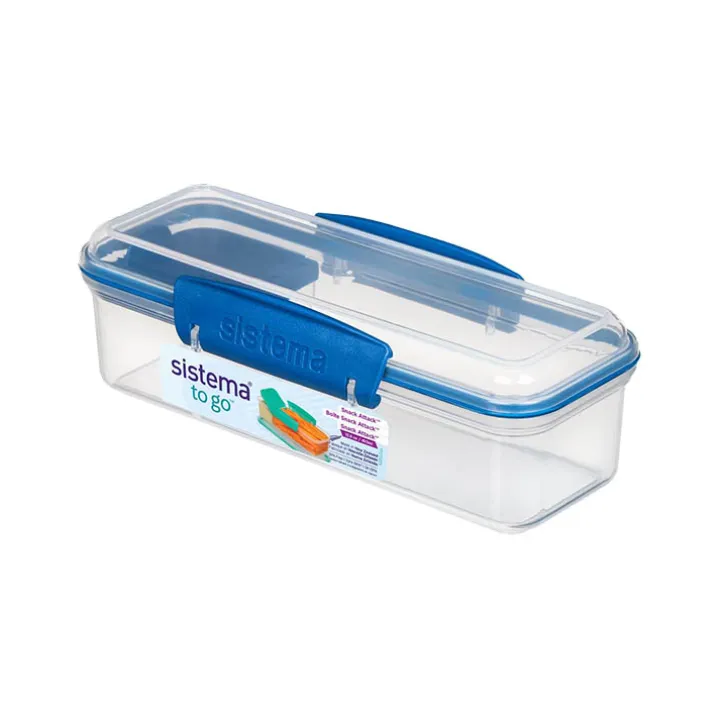 Snackslåda med dippfack 0,41L, Sistema