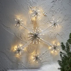 Snöflinga med belysning