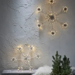 Snöflinga med belysning