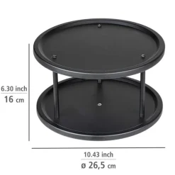Snurrbricka i metall 2 våningar, 26,5cm