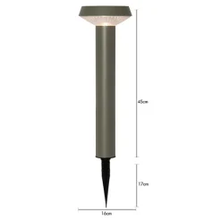 Solcellsdriven pollare, 45cm, Casa