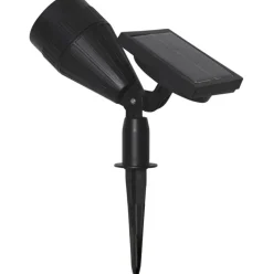 Solcellsladdad trädgårdsspotlight