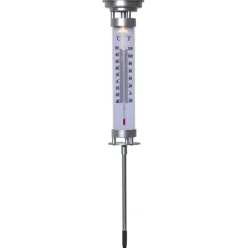 Solcellsladdad utomhustermometer