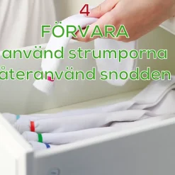 Sortera strumpor Strumpsnodd