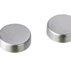 Spegel / Magnetisk anslagstavla, med krokar, WENKO, 30 x H 19cm, Silver