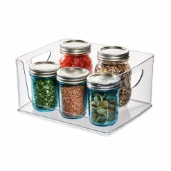 Stapelbar låda med öppen front, 25,4x20,3cm, iDesign