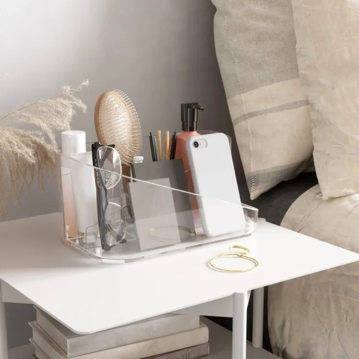 Ställ för smink, UMBRA GLAM MAKE UP ORGANISER, 26,5 x 17 x H12,5 cm, Klar