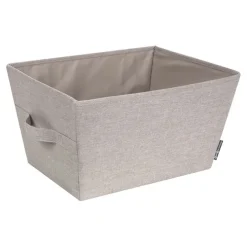 Stor frörvaringskorg i tyg, Bigso, Beige