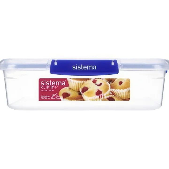 Stor kvadratisk förvaringsburk 3,5L, Sistema