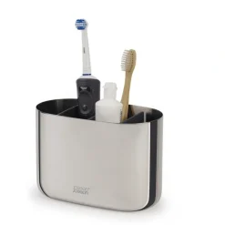 Stor rostfri tandborstmugg med avdelare, Joseph Joseph