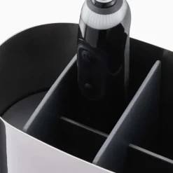 Stor rostfri tandborstmugg med avdelare, Joseph Joseph