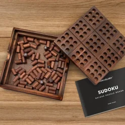 Sudoku spel i trä