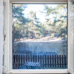 Svart pollennät till fönster