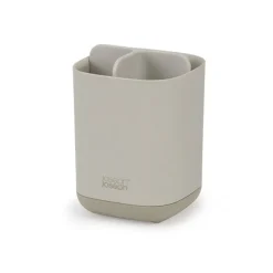Tandborstmugg för eltandborste, Joseph Joseph, Beige