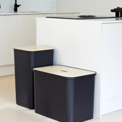 Återvinningsstation med lock och 3 insatser, SmartStore