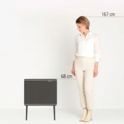 Återvinningsstation på ben med 2 fack, Brabantia