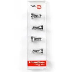 Timglasformad magnet 4-pack, Silver