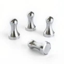 Timglasformad magnet 4-pack, Silver