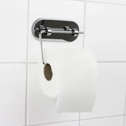 Toalettpappershållare med sugpropp
