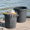 Tunna med handtag och lock 45L