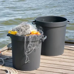 Tunna med handtag och lock 45L