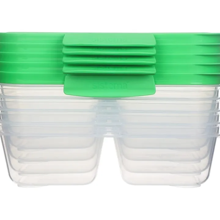Tvådelad matlåda 5-pack 0,87L, Sistema