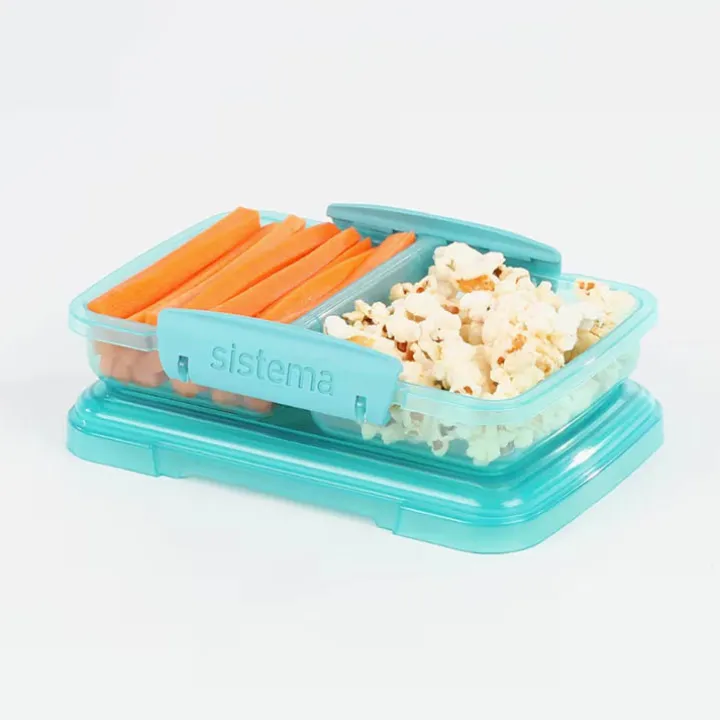 Tvådelad snackslåda 0,35L, Sistema