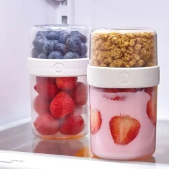Tvådelad yoghurtbägare