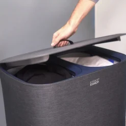 Tvättkorg 2-delad 90L, Joseph Joseph