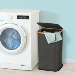 Tvättkorg med lock 73L