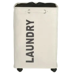 Tvättkorg på hjul, Laundry