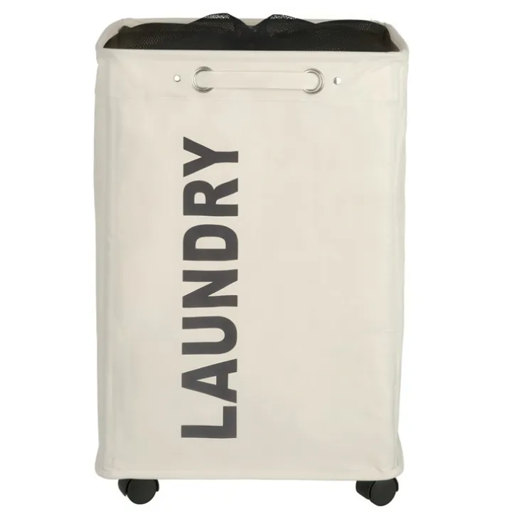 Tvättkorg på hjul, Laundry