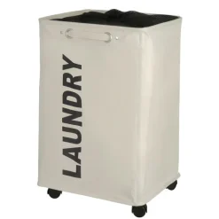 Tvättkorg på hjul, Laundry