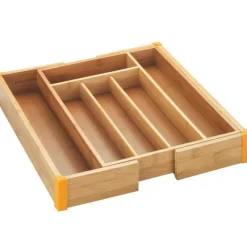 Utdragbar besticklåda i bambu 25,7-38,5cm