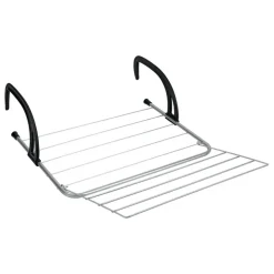 Utfällbar torkställning för element och balkong, Silver