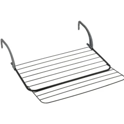 Utfällbar torkställning för element och balkong, Svart