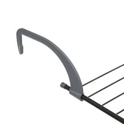 Utfällbar torkställning för element och balkong, Svart