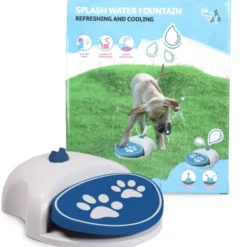 Vattenfontän till hunden