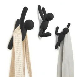 Väggkrokar 3-pack, Buddy, Umbra, Svart