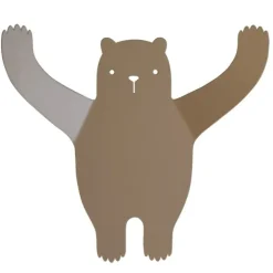 Väggkrok i återvunnen metall, Björn
