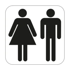 WC piktogram, Unisex